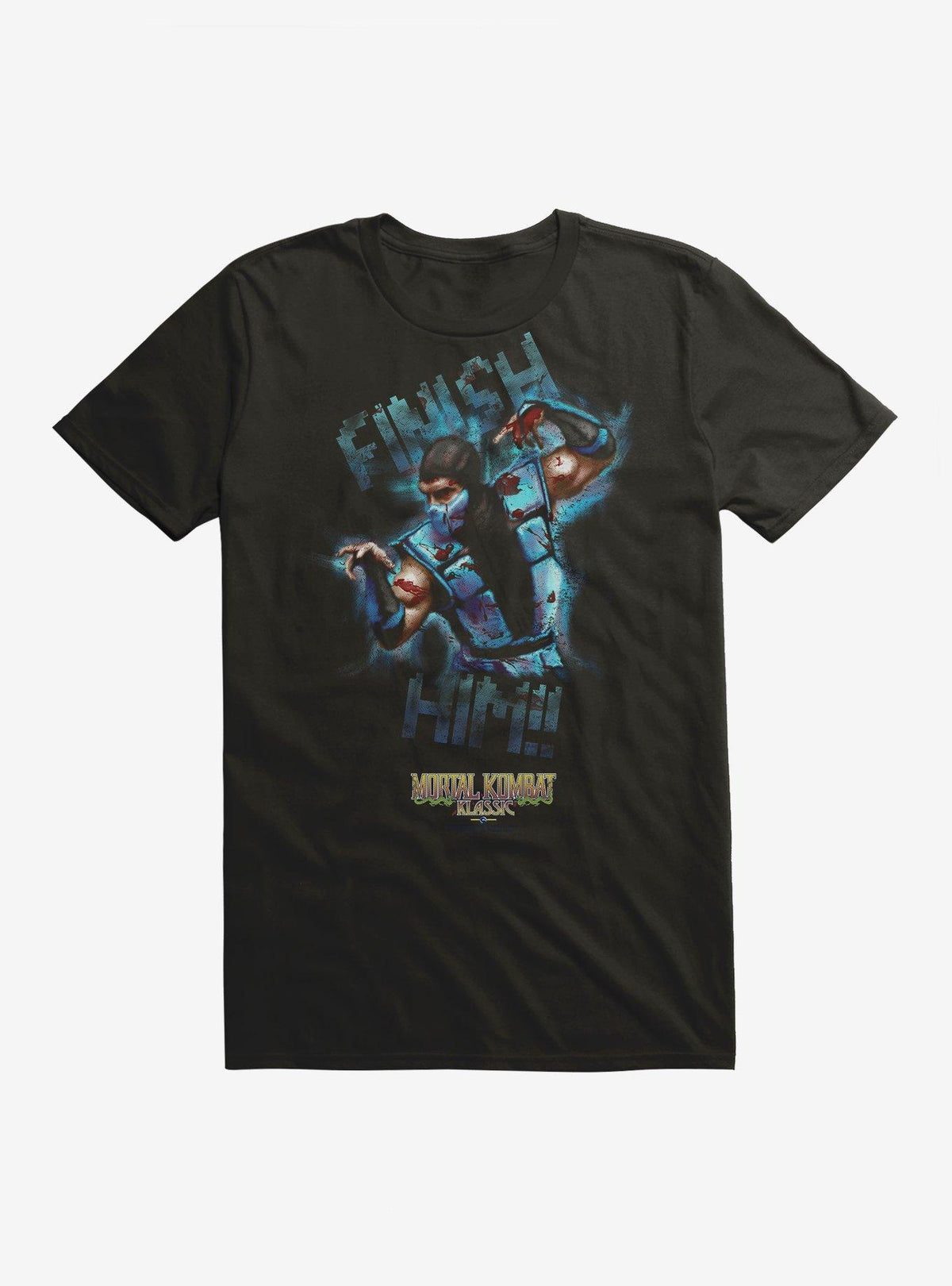 Mortal Kombat Klassic Sub-Zero Finish Him T-Shirt