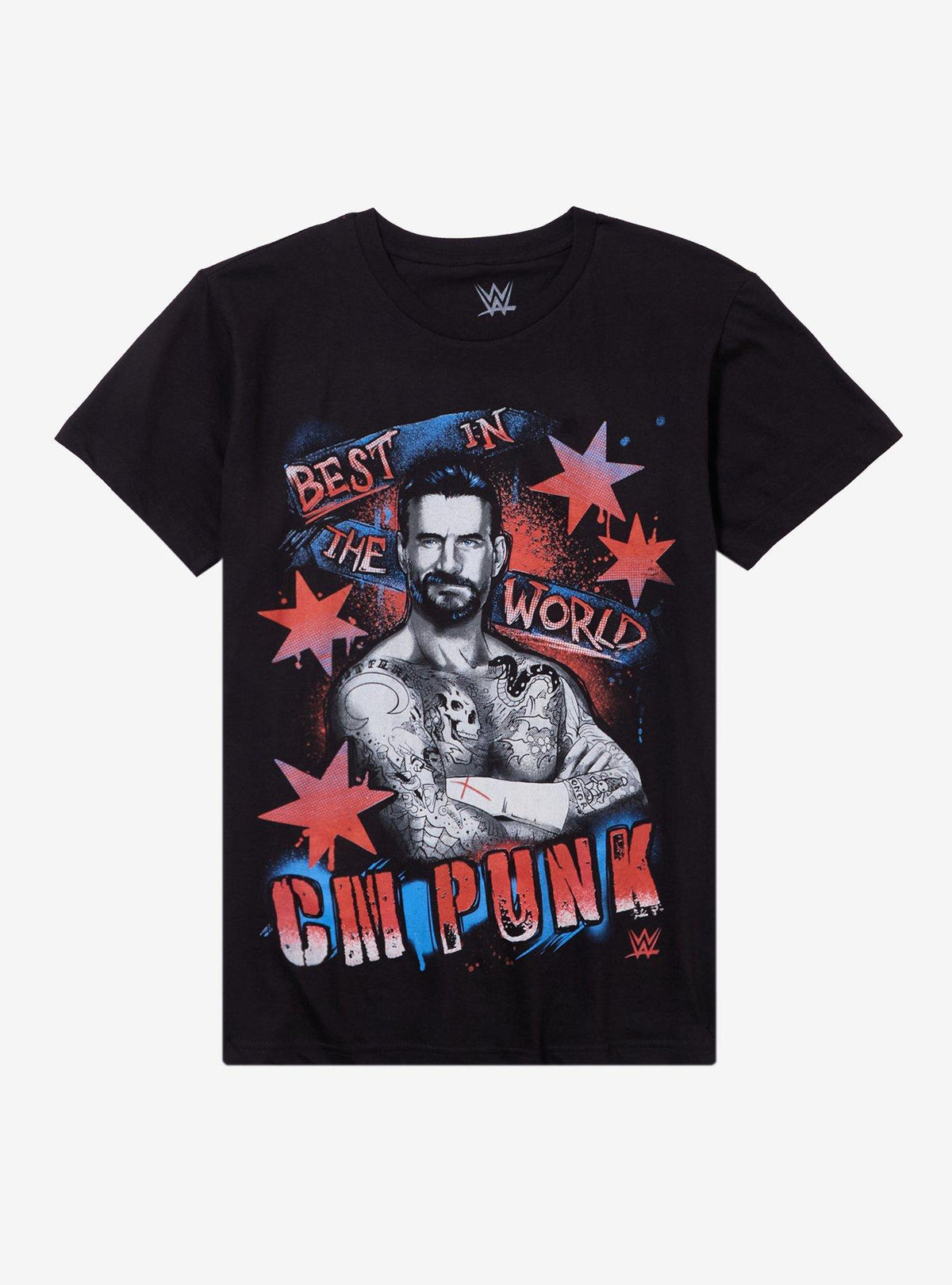 WWE CM Punk Portrait T-Shirt