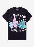 cute blue alien Merry Stitchmas T-Shirt 2