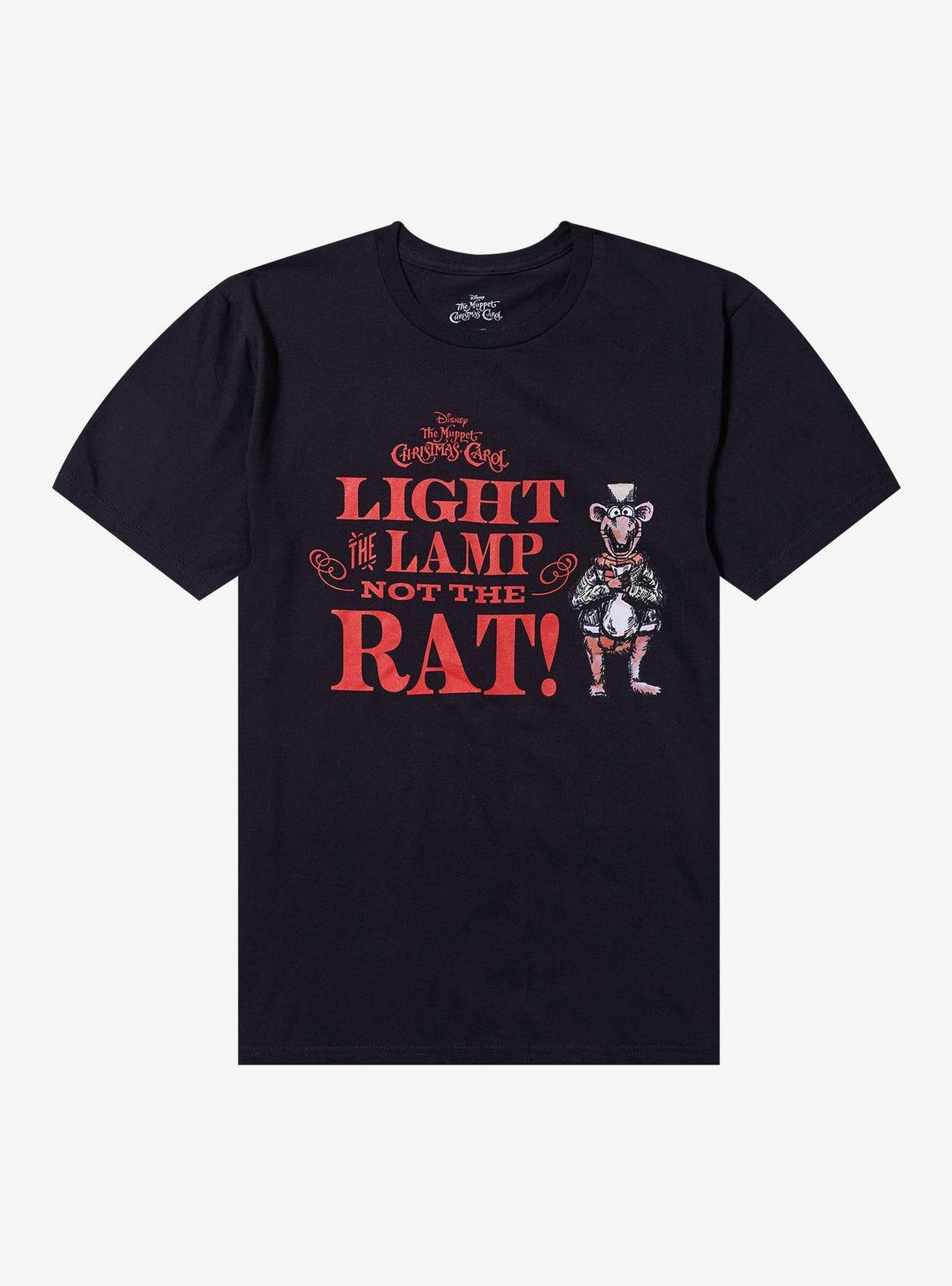 The Muppet Christmas Carol Lamp Rat T-Shirt 4