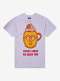 space adventure C-3PO Merry Force Be With You T-Shirt 3