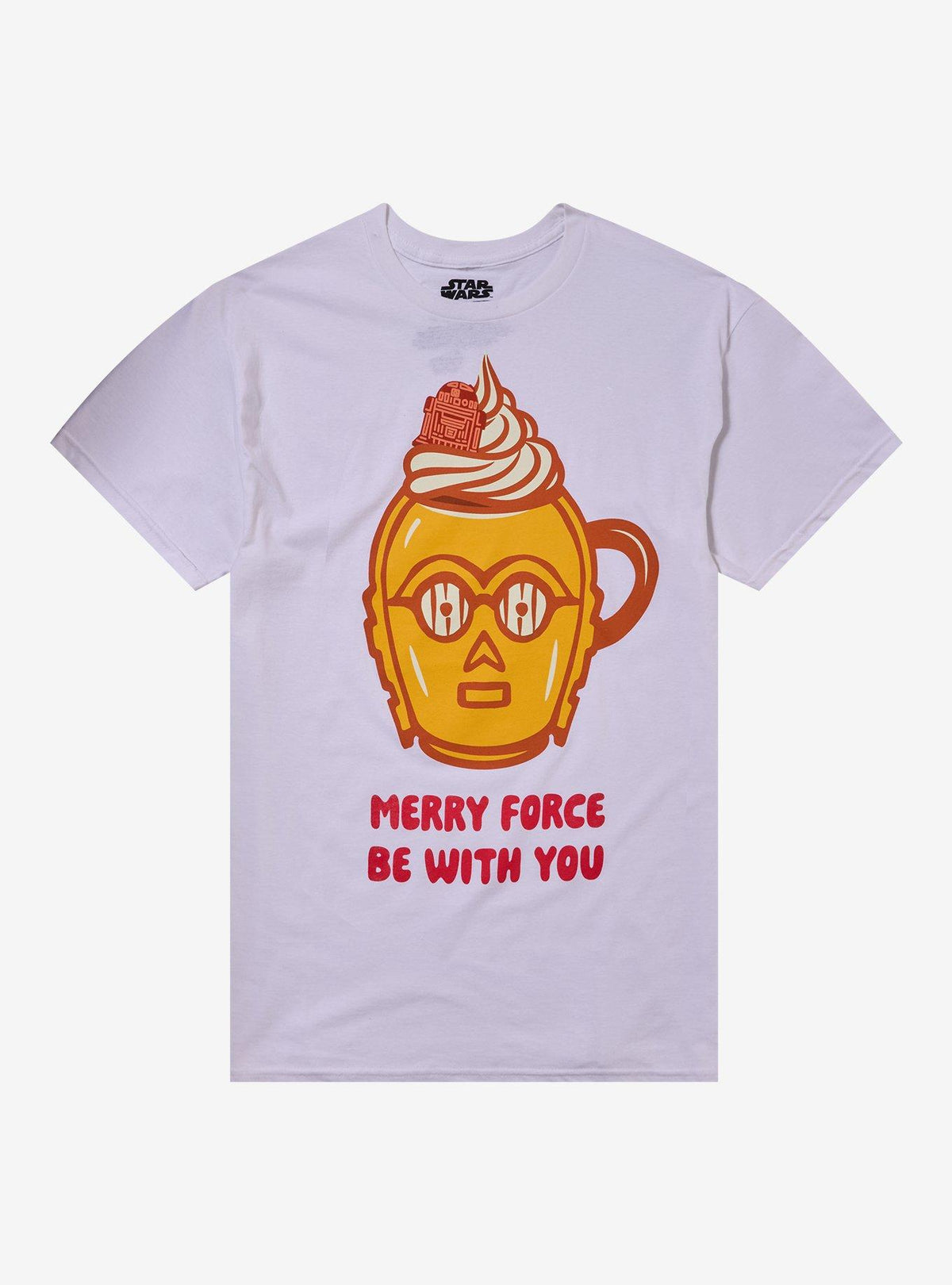 space adventure C-3PO Merry Force Be With You T-Shirt 3