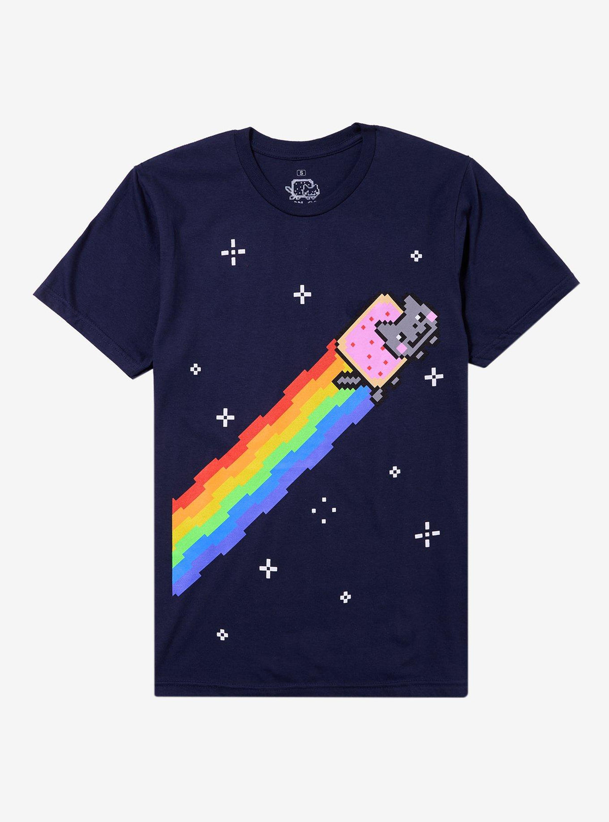 Nyan Cat 8-Bit Night T-Shirt