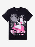 Alice In Wonderland Pink Tonal T-Shirt