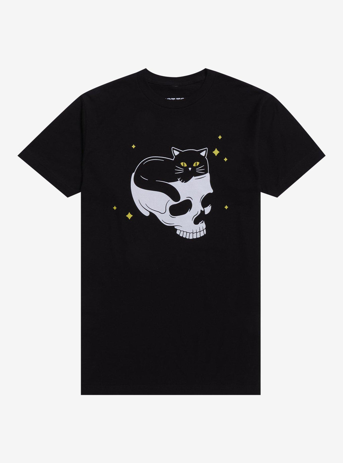 Black Cat Skull T-Shirt