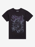 Ghost Masked Figure Distressed T-Shirt | Premium Unisex T-Shirt, Trending Graphic Tee