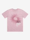 AFI Silver Bleeds The Black Sun Pink T-Shirt Hot Topic Exclusive