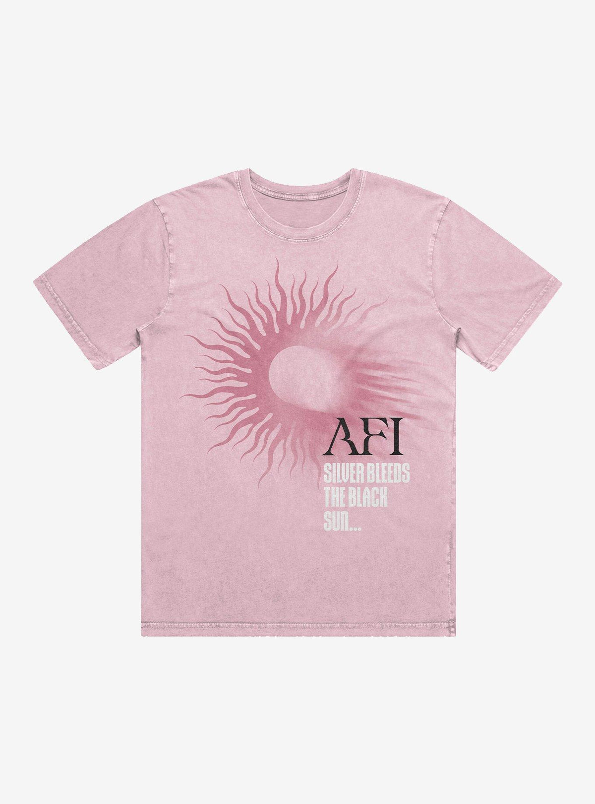 AFI Silver Bleeds The Black Sun Pink T-Shirt Hot Topic Exclusive
