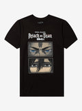 Attack On Titan Eren Mikasa Eyes T-Shirt | Premium Unisex T-Shirt, Trending Graphic Tee
