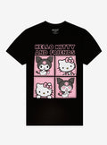 cute kitty Kuromi Portrait Grid T-Shirt