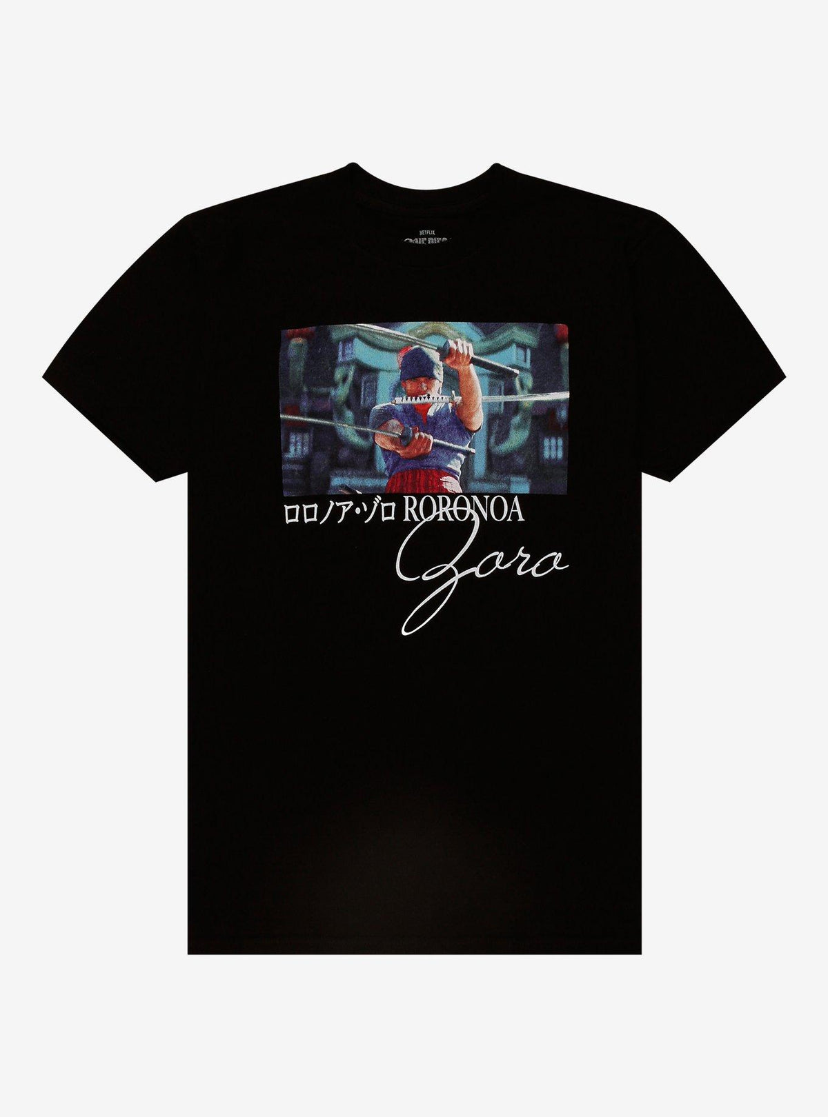 pirate anime Zoro Live Action T-Shirt