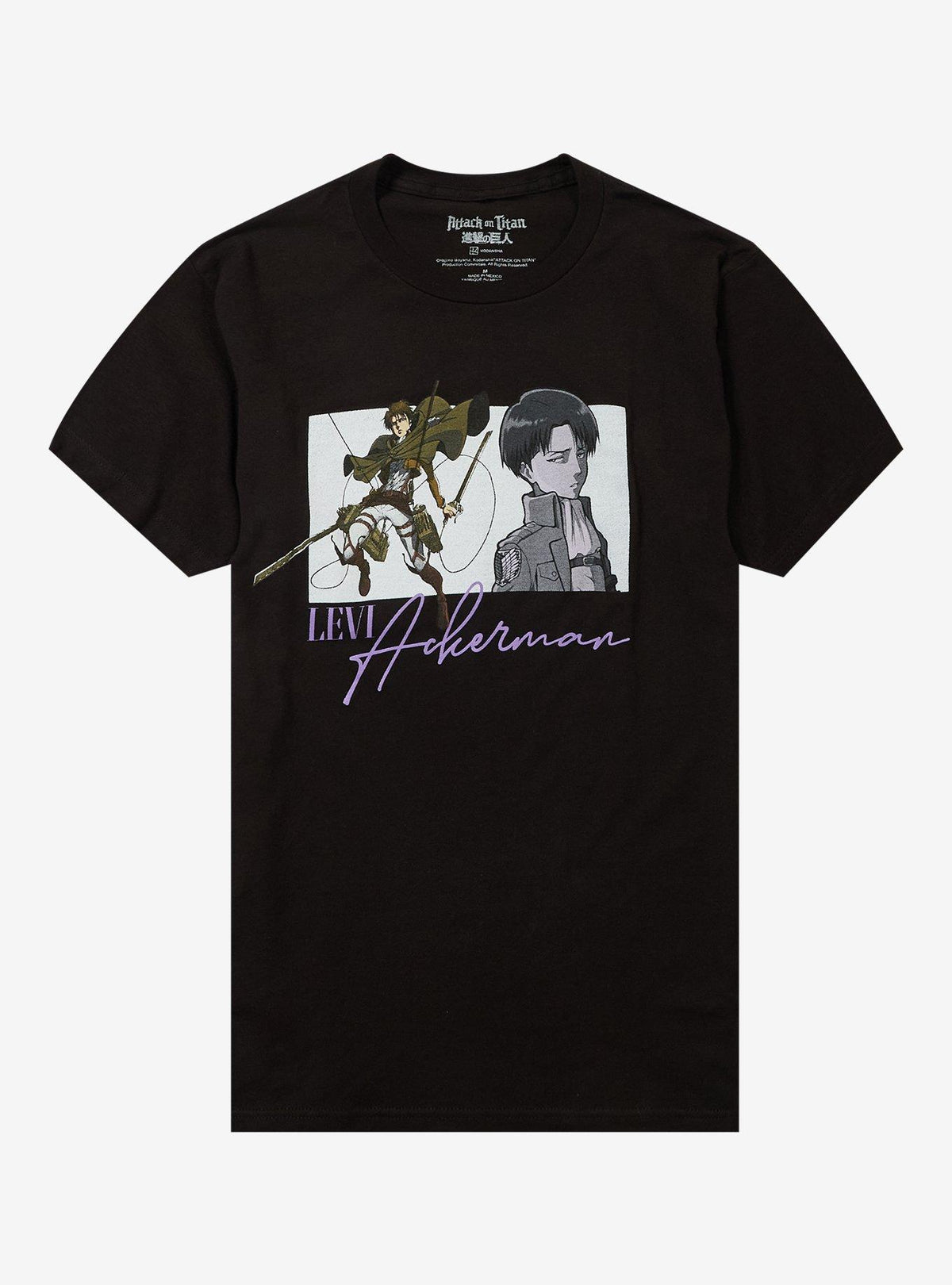 Attack On Titan Levi Portraits Panel T-Shirt | Premium Unisex T-Shirt, Trending Graphic Tee