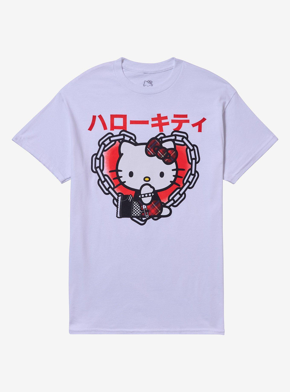 cute kitty Punk Heart T-Shirt