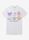 cute kitty And Friends Donut Snack Shop T-Shirt