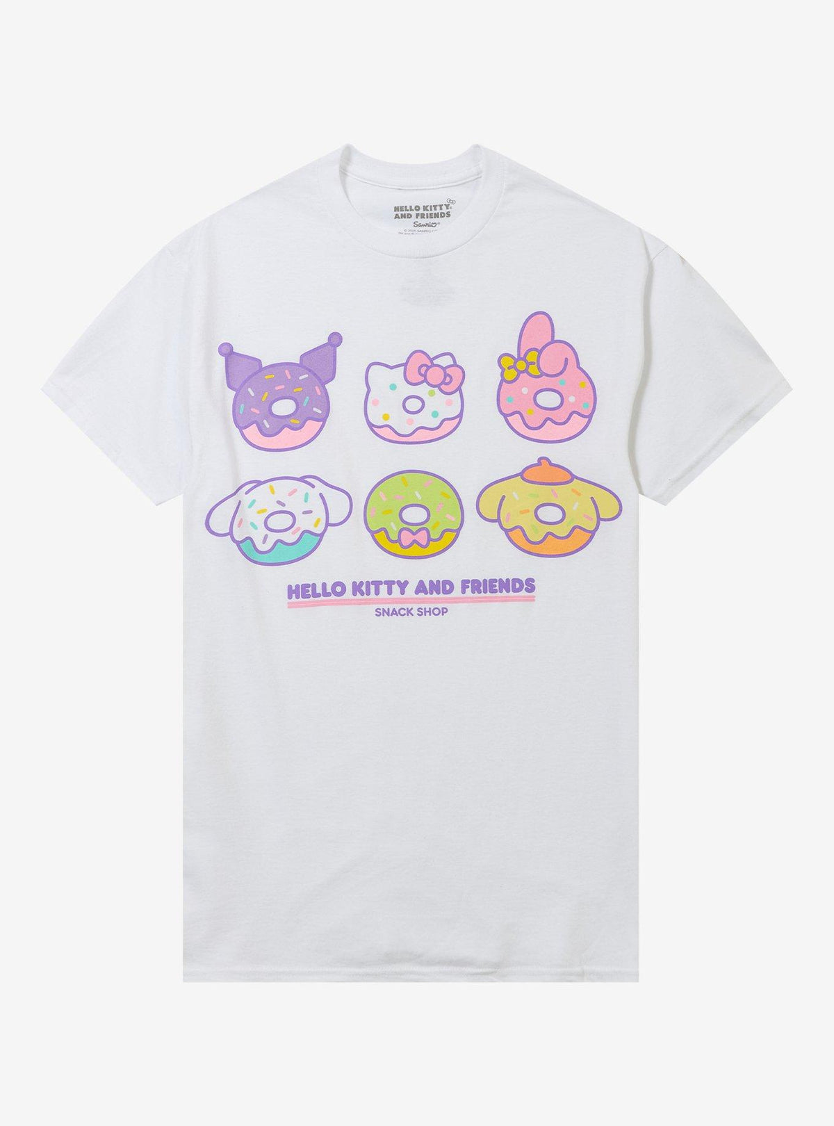 cute kitty And Friends Donut Snack Shop T-Shirt