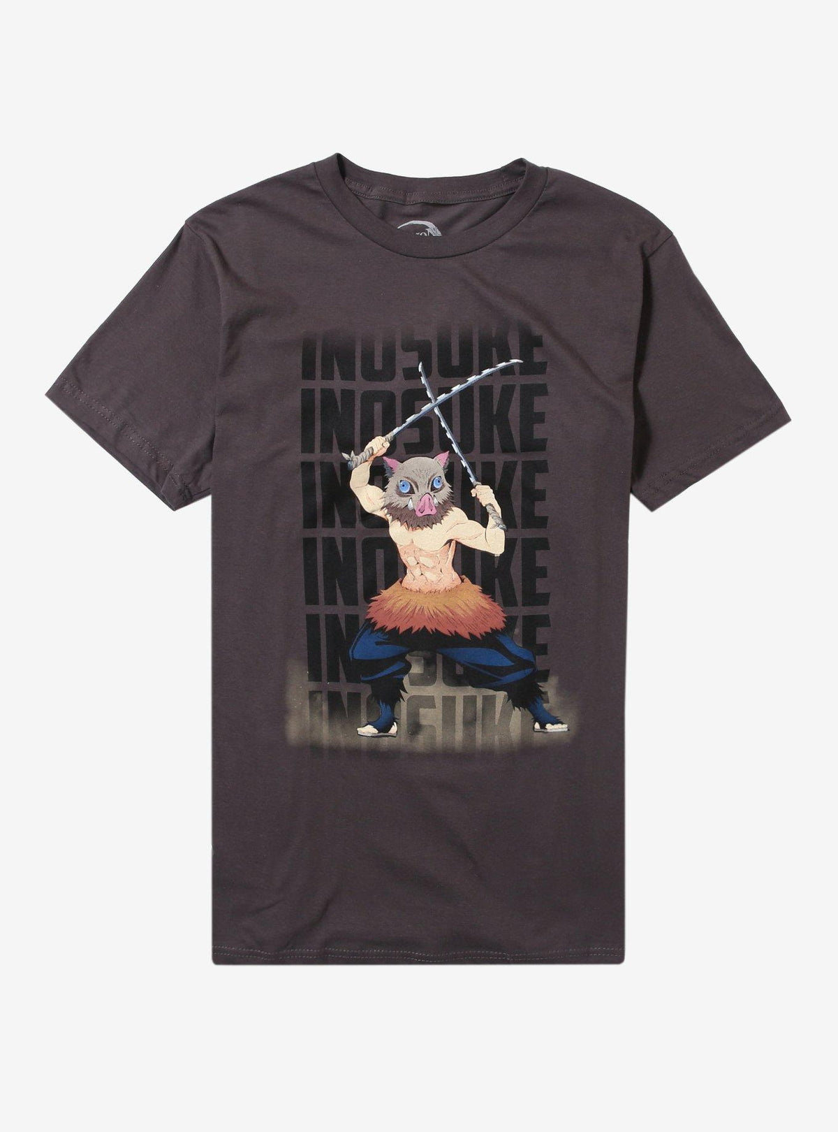 anime swordsman Kimetsu No Yaiba Inosuke T-Shirt