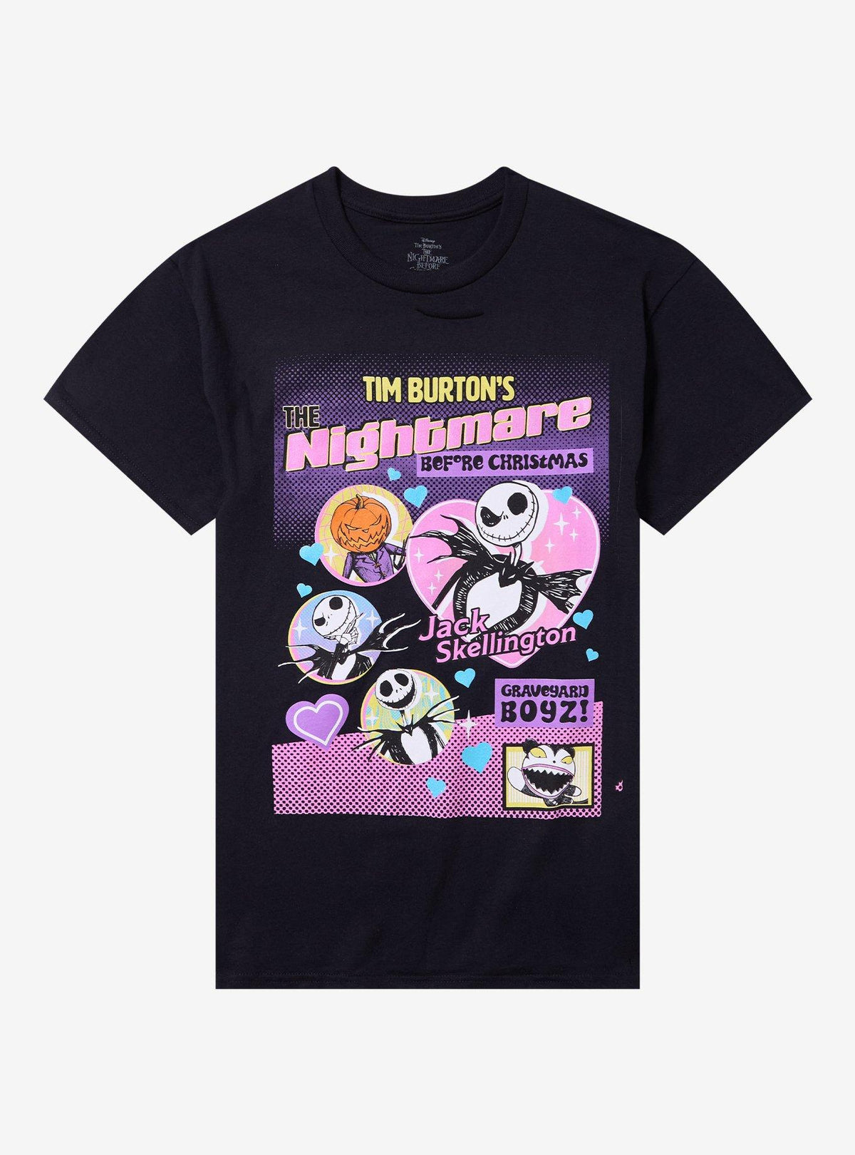 The Nightmare Before Christmas Jack Skellington Magazine Cover T-Shirt | Premium Unisex T-Shirt, Trending Graphic Tee