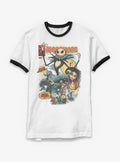 spooky holiday Comic Cover Ringer T-Shirt