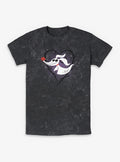 spooky holiday Zero Pumpkin Nose Mineral Wash T-Shirt