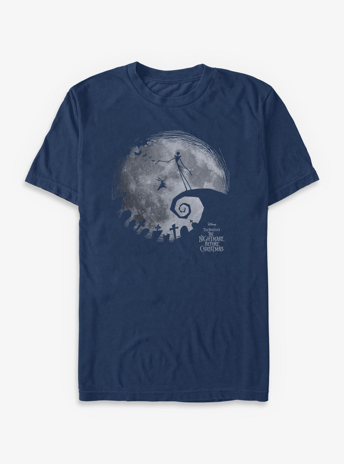 spooky holiday The Nightmare Moon Garment Dye T-Shirt