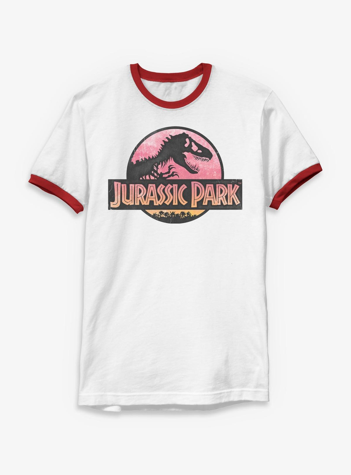 Jurassic Park Logo Ringer T-Shirt