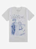 Frieren Beyond Journey's End Himmel Frieren Quote Blue T-Shirt | Premium Unisex T-Shirt, Trending Graphic Tee