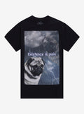 Existence Is Pain Dog T Shirt By Got Funny T Shirt Streetwear Style Gift Ready
