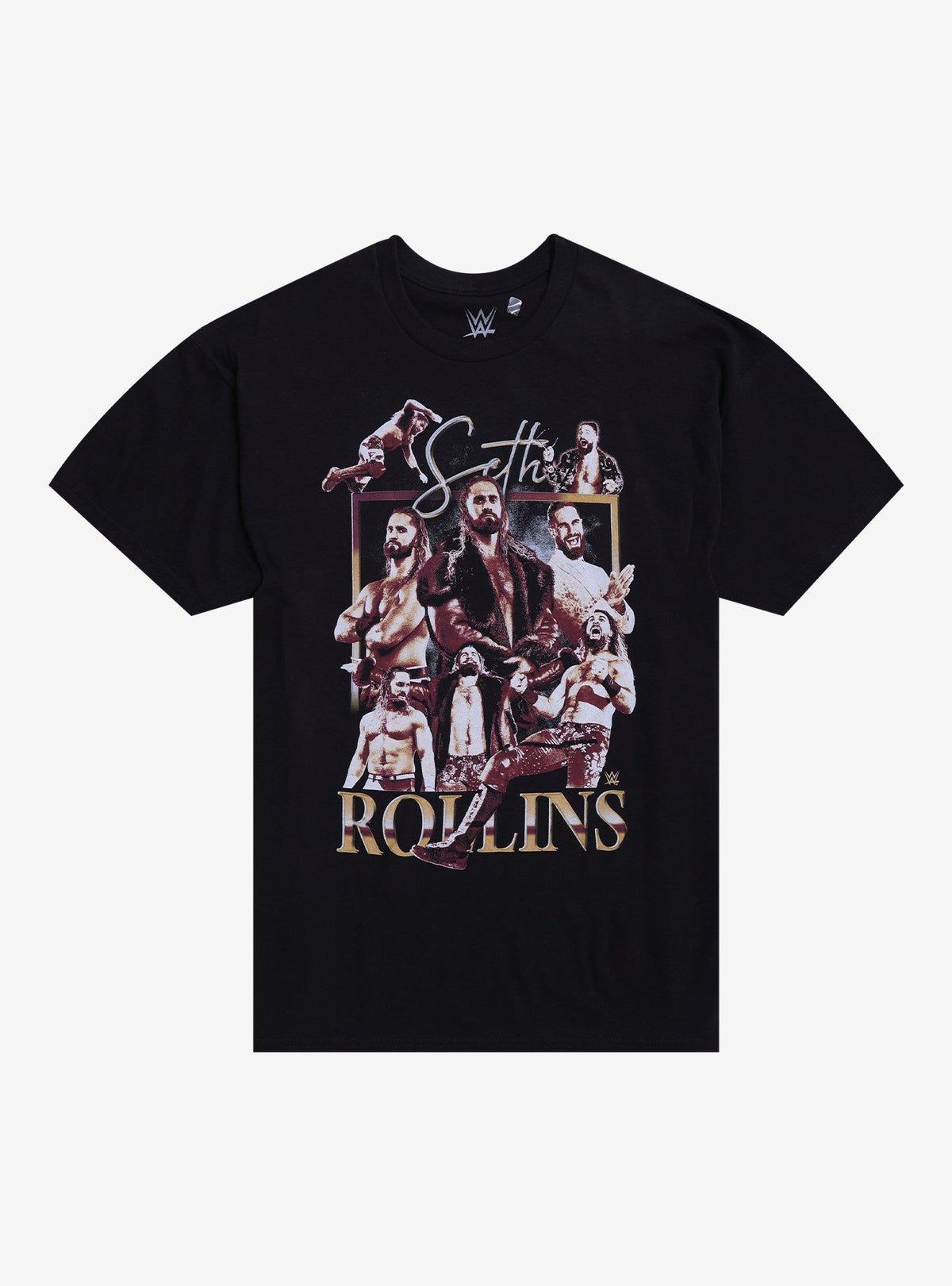WWE Seth Rollins Collage T-Shirt | Premium Unisex T-Shirt, Trending Graphic Tee