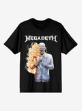 Megadeth Flaming Vic Rattlehead Album Cover T-Shirt | Premium Unisex T-Shirt, Trending Graphic Tee