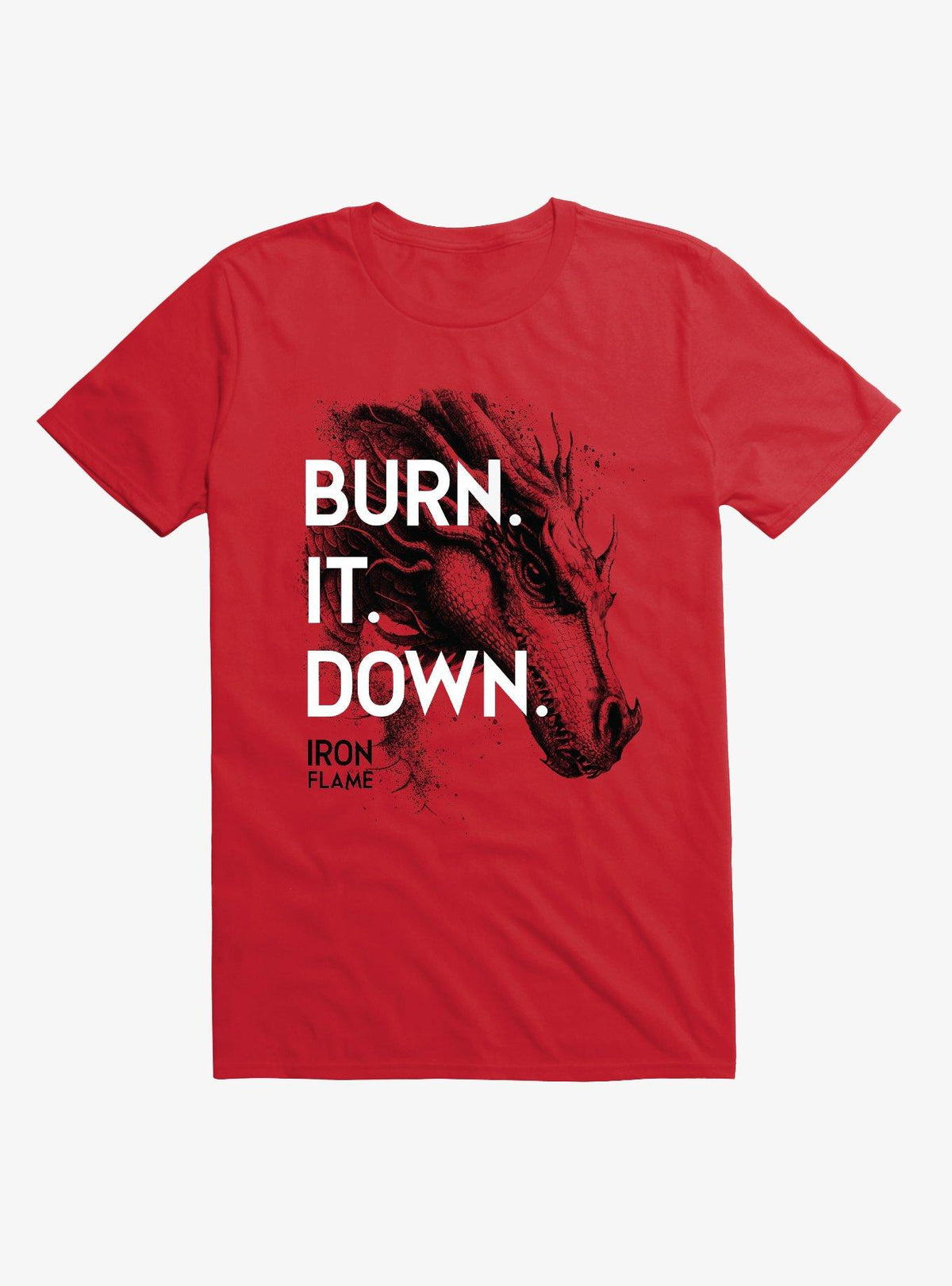 Iron Flame Dragon Burn It Down T-Shirt Hot Topic Exclusive