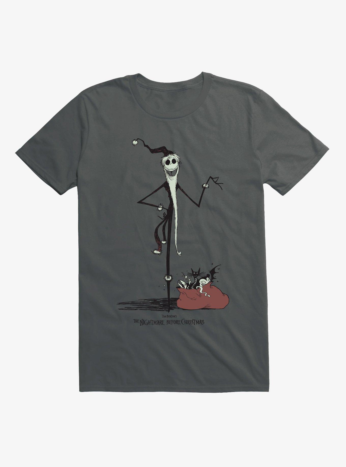 spooky holiday Jack Skellington Santa T-Shirt Hot Topic Exclusive