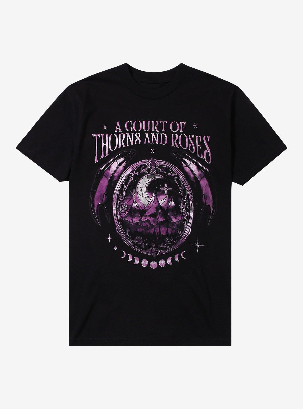 A Court Of Thorns And Roses Night Court Stained Glass T-Shirt | Premium Unisex T-Shirt, Trending Graphic Tee