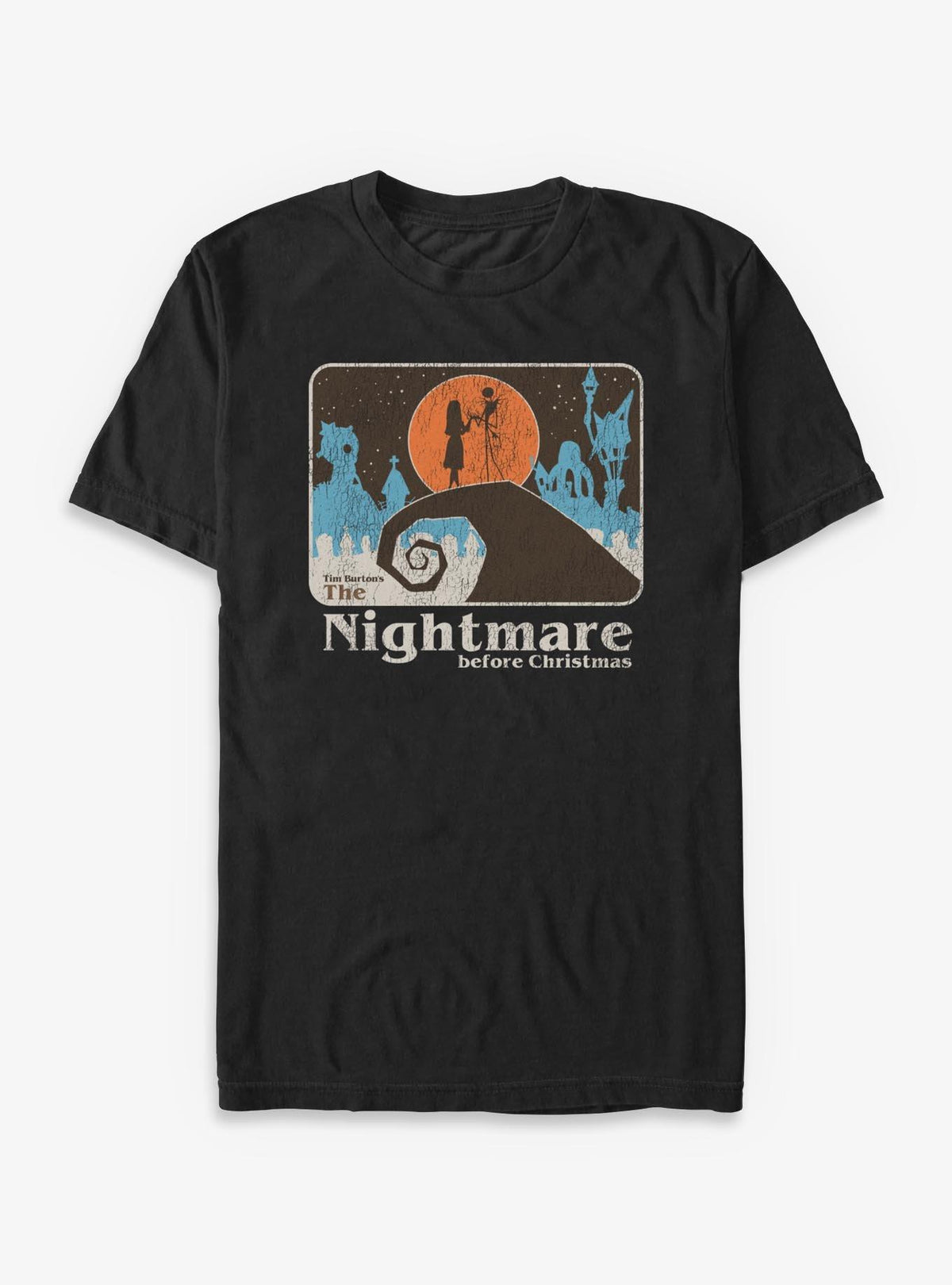 spooky holiday Jack Sally Hill Pose T-Shirt