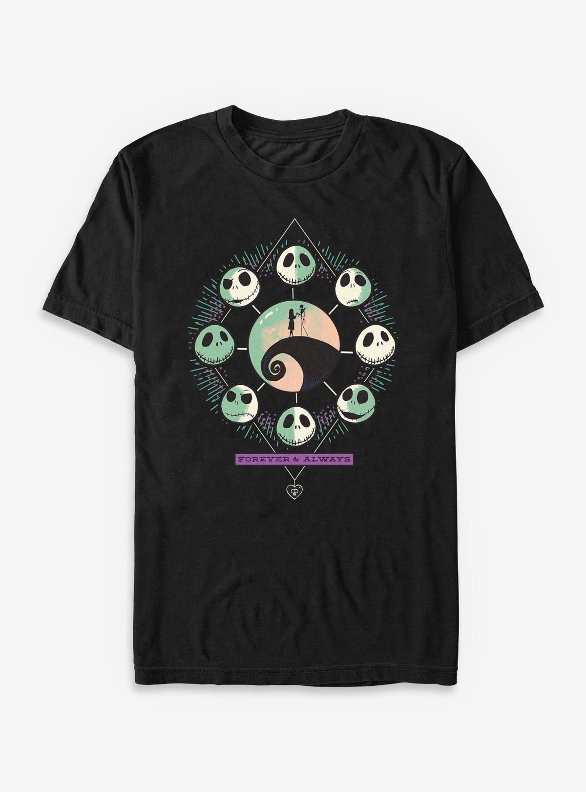 spooky holiday Sally Jack Forever And Always T-Shirt