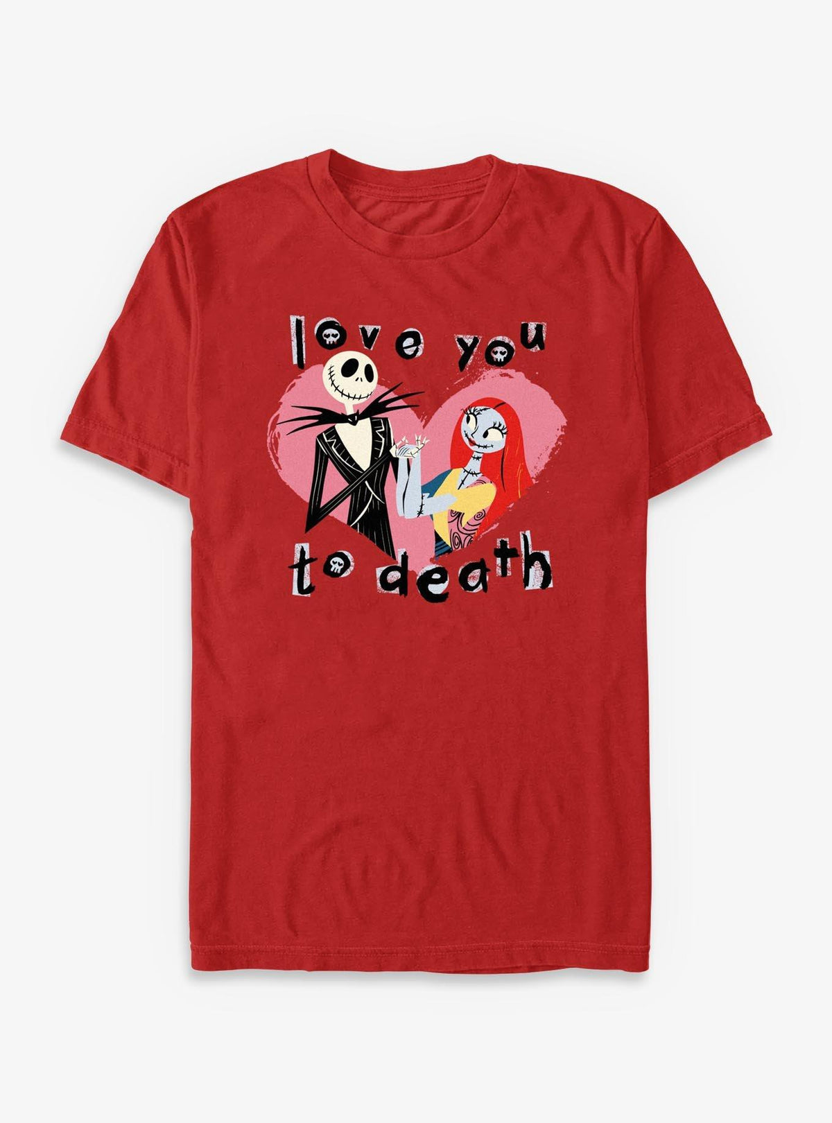 spooky holiday Jack Sally Love You To Death T-Shirt 2