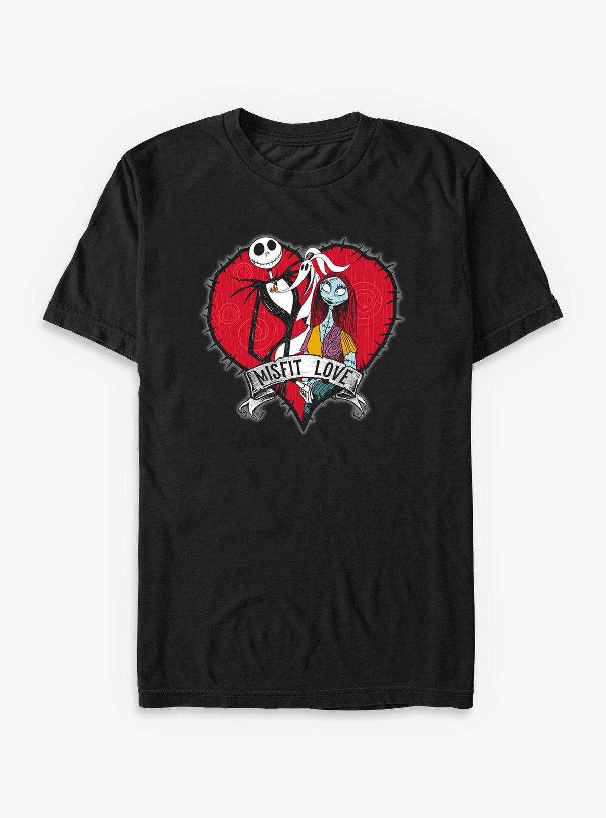 spooky holiday Jack Sally Misfit Love T-Shirt