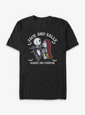 spooky holiday Jack And Sally Forever T-Shirt