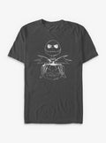 spooky holiday Jack Pumpkin Sketch T-Shirt