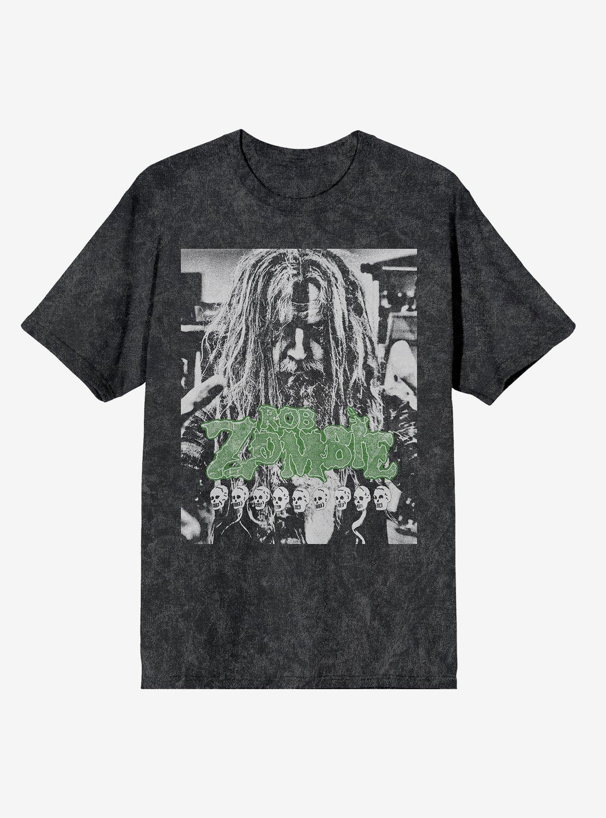 Rob Zombie Portrait Mineral Wash T-Shirt