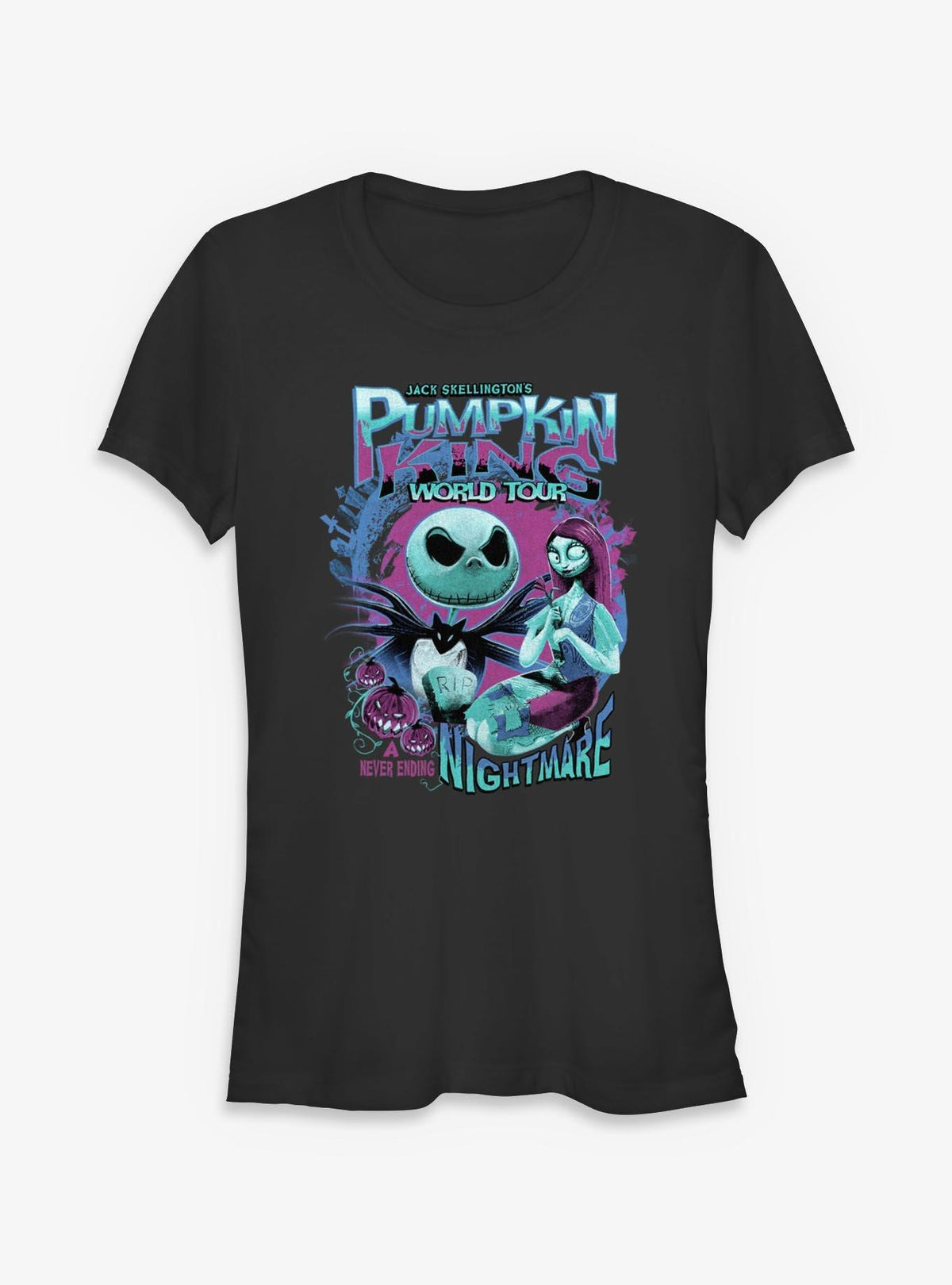 spooky holiday Pumpkin King World Tour Girls T-Shirt 2