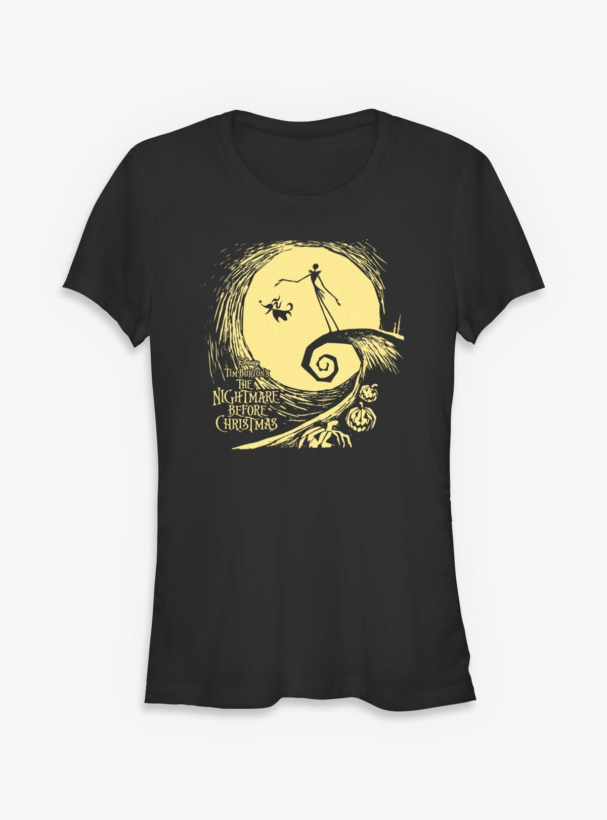 spooky holiday Jack Zero On Hill Girls T-Shirt