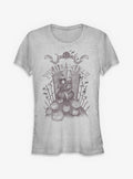 spooky holiday Jack Sally True Love Yard Girls T-Shirt