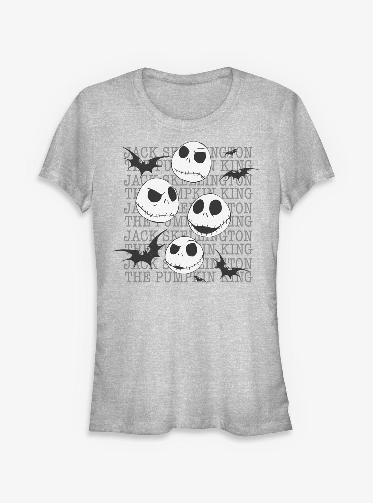 spooky holiday Jack Heads Splatter Girls T-Shirt