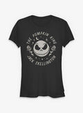 spooky holiday Jack Floral Girls T-Shirt