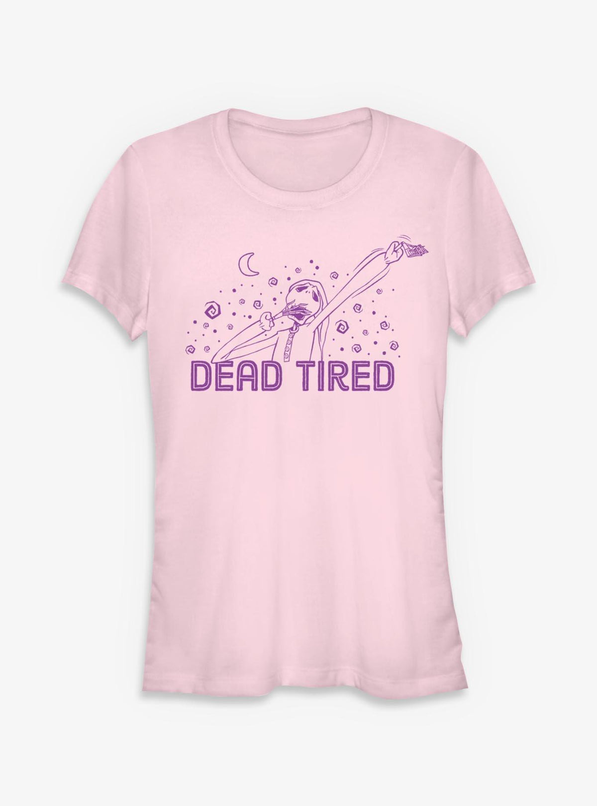 spooky holiday Jack Is Dead Tired Girls T-Shirt