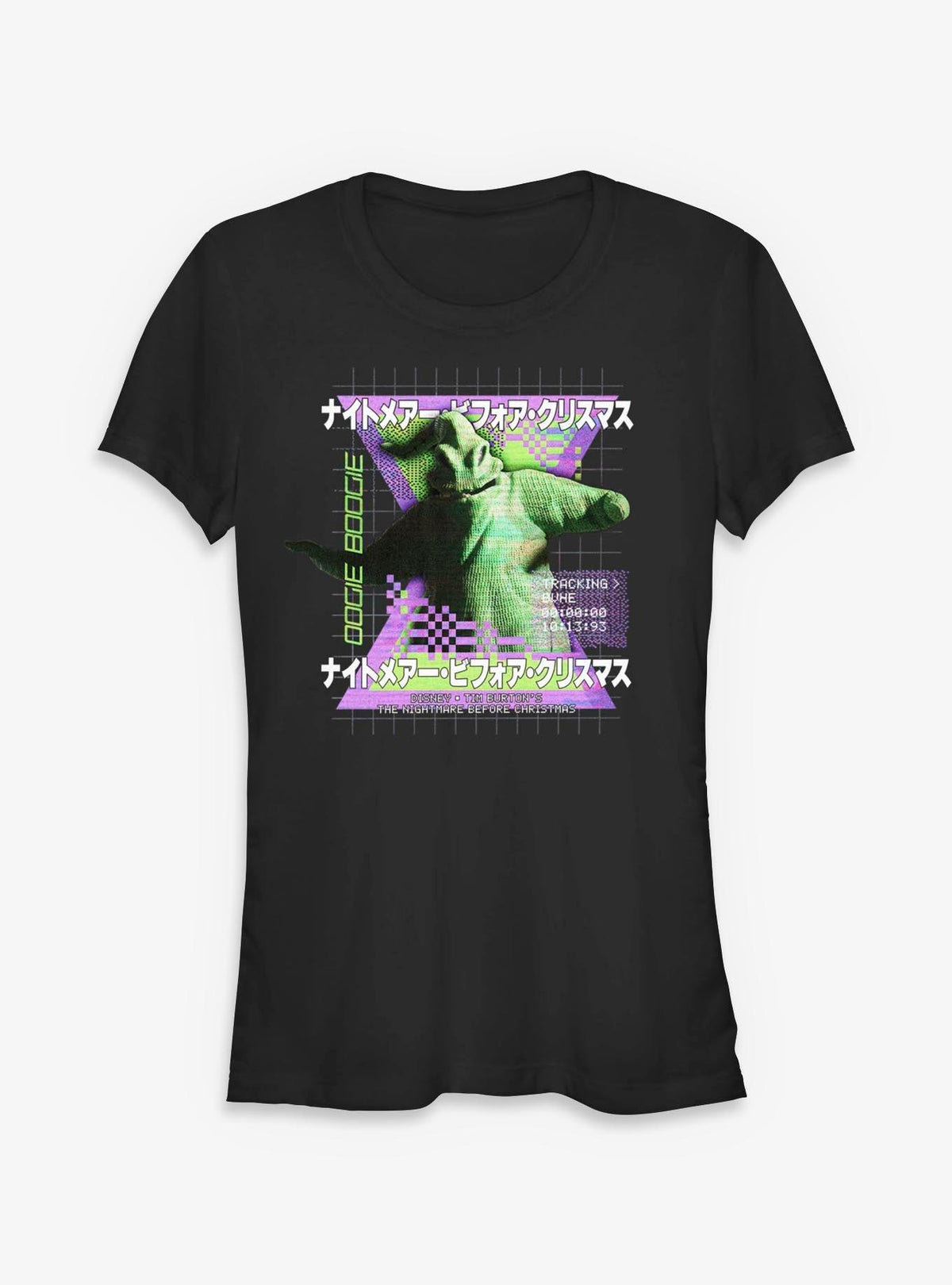 spooky holiday Vaporwave Oogie Girls T-Shirt