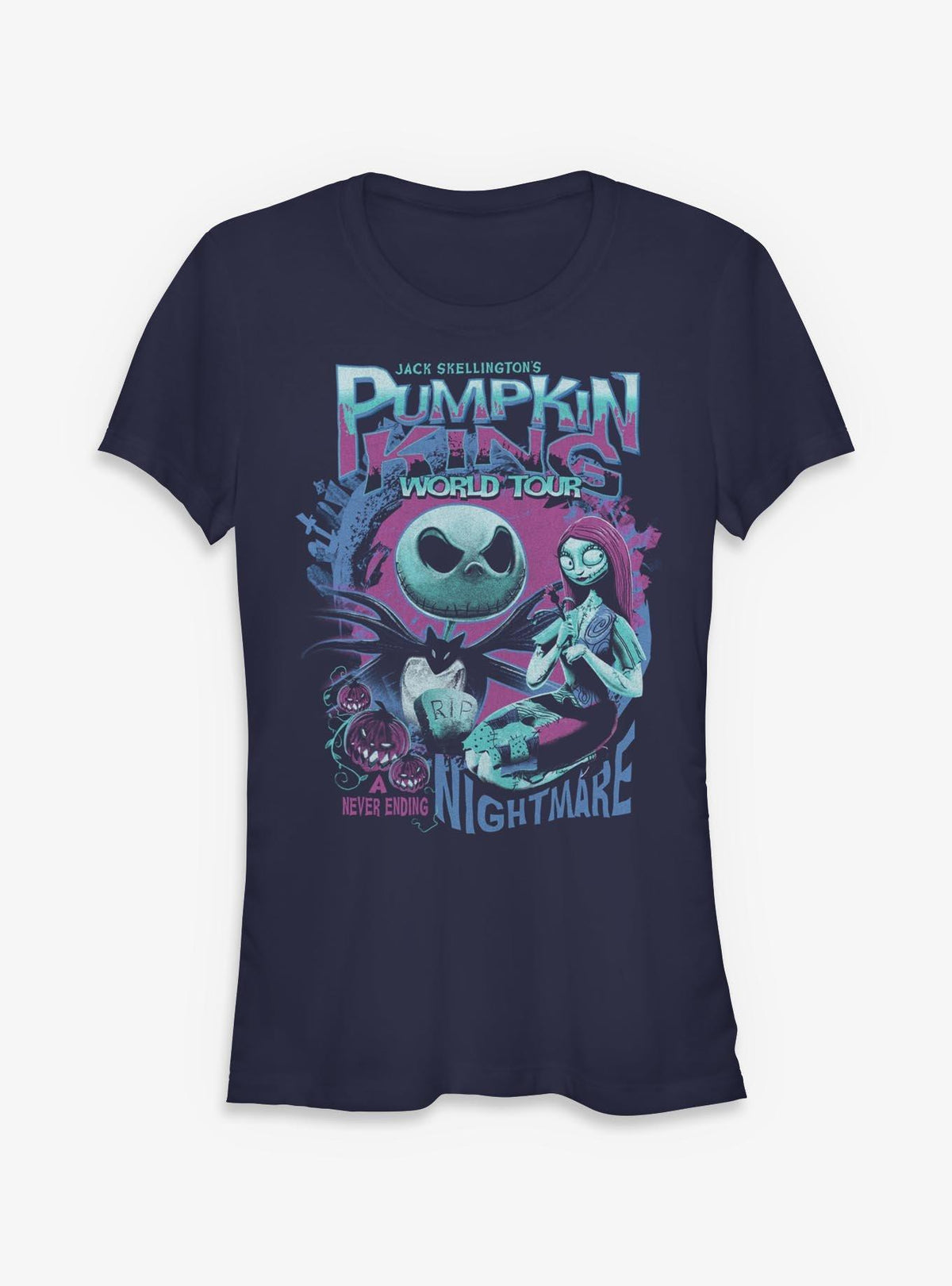 spooky holiday Pumpkin King World Tour Girls T-Shirt