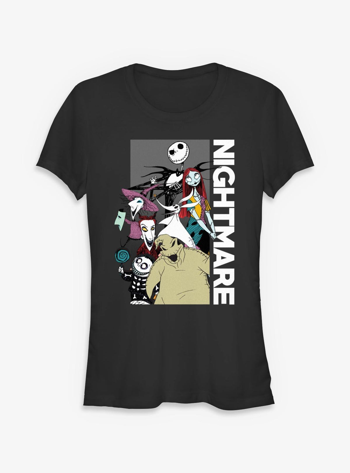 spooky holiday Stacked Group Girls T-Shirt