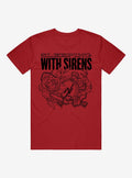 Sleeping With Sirens Floral Stopwatch T-Shirt | Premium Unisex T-Shirt, Trending Graphic Tee