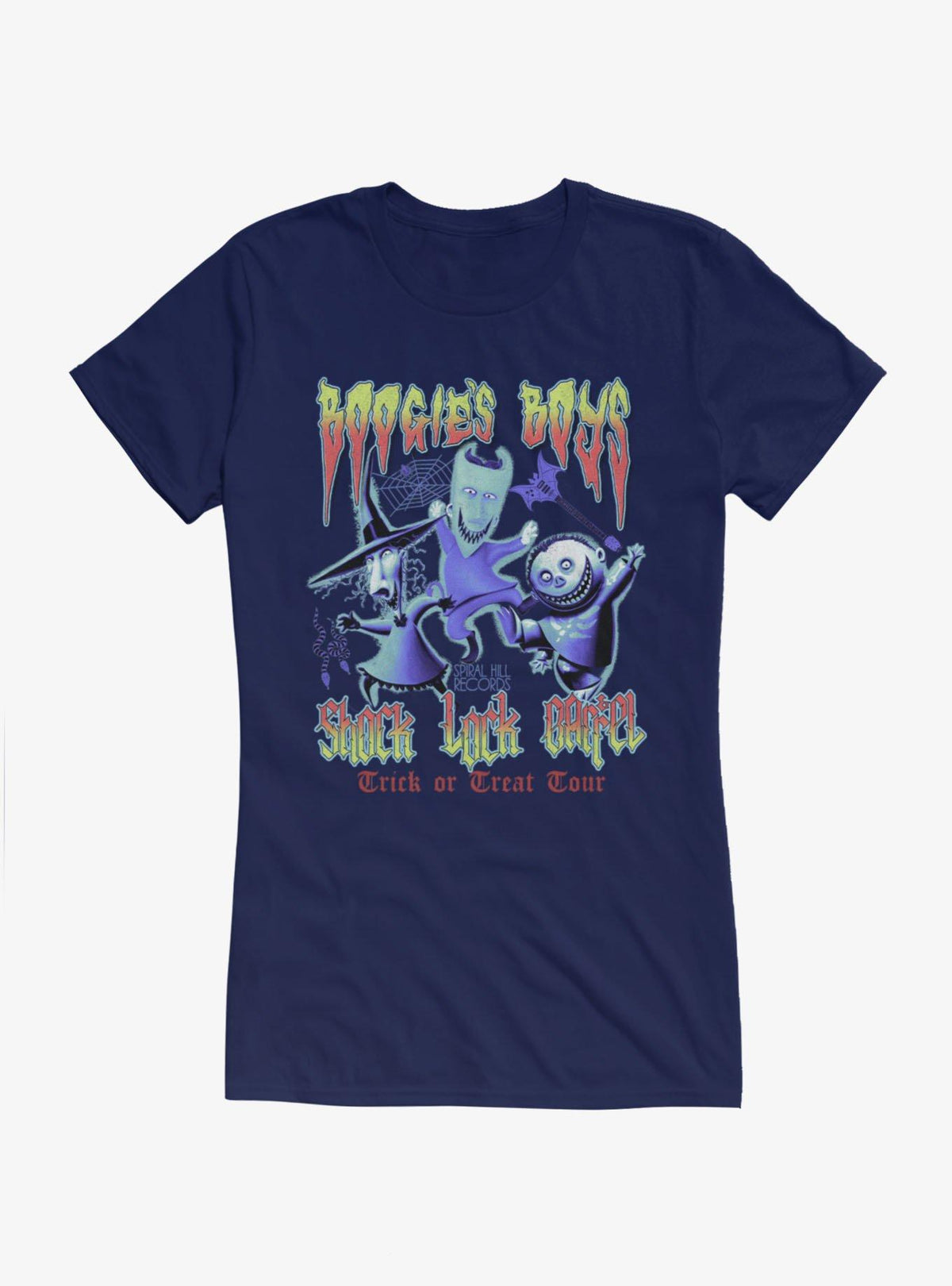 spooky holiday Boogie's Boys Trick Or Treat Tour Girls T-Shirt Hot Topic Exclusive